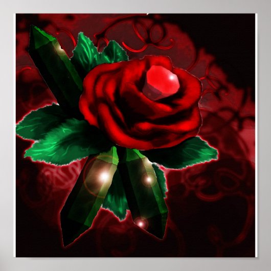 Rood, rode roze poster (Voorkant)