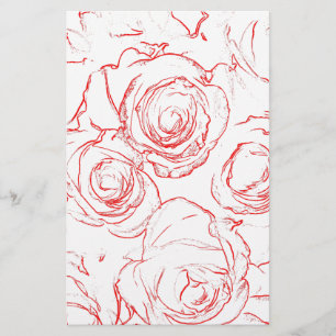 Rood-roeromtrek Briefpapier