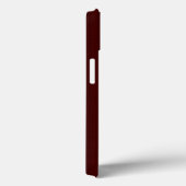 Rood roestvrij staal metaal Case-Mate iPhone case (Achterkant / Rechts)