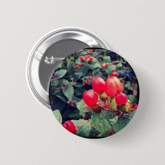 Rood Ronde Button 5,7 Cm (Voorkant /achterkant)