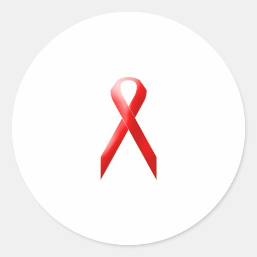 Rood Ronde Sticker (Voorkant)