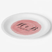 Rood-ronde Waterverf Bord (Gekanteld)