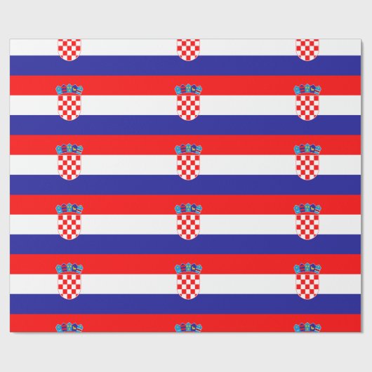 Rood rood Blauw Cadeaupapier (Vlak)