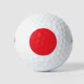 Rood-rood, gewoon rood golfballen (Voorkant)