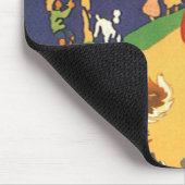 Rood Rood Rood Hood op een feest Muismat (Hoek)