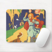 Rood Rood Rood Hood op een feest Muismat (Met muis)