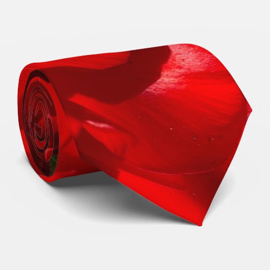 Rood rood stropdas (Opgerold)