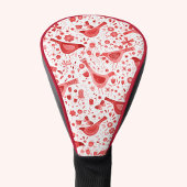 Rood Rood Waterverf Golfheadcover