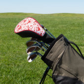 Rood Rood Waterverf Golfheadcover (Insitu)