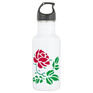 Rood roodflesje waterfles