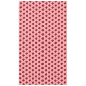 Rood roodgloeiend naadloos patroon op tablet tafelkleed (Voorkant)