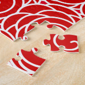 Rood roodroos is een mijne Valentijn Legpuzzel (Zijkant)