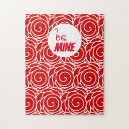Rood roodroos is een mijne Valentijn Legpuzzel