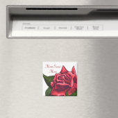 Rood roodroze mam Sweet Mam Magnet (Insitu (Vaatwasser))