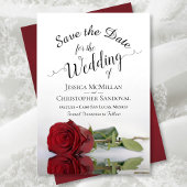 Rood roodrozenhuwelijk save the date