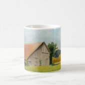 Rood-Roofed Barn in de Meadow Mok (Center)