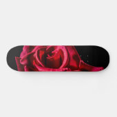 rood-roos-320869 rode roos ROMANTIC LOVE BLACK blo Skateboard (Horizontaal)