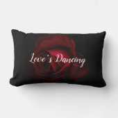 Rood, roos afdrukken kussen (Voorkant)