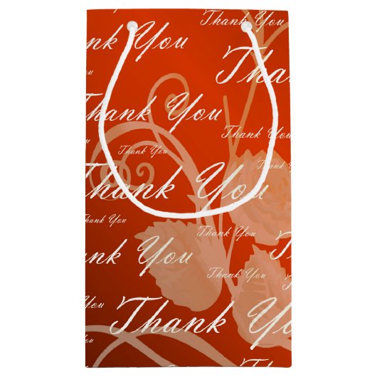 rood, roos, goud, zilver, bedankt + u, bloemen, kl klein cadeauzakje (Achterkant)