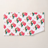 Rood Roos Rood Adenium Flower Summer Oasis Beach Bad Handdoek (Handdoek)