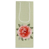 Rood Roos WINE Gift Bags Wijn Cadeautas (Voorkant)