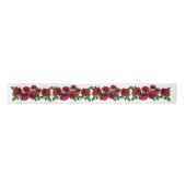 Rood Rose Bouquet Vloer Satin Satijnen Lint (Voorkant)