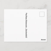 Rood Rose Waterverf Briefkaart (Achterkant)