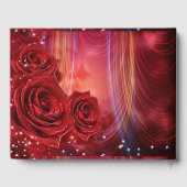 Rood Roses Wedding Guest Book Gastenboek (Achterkant)