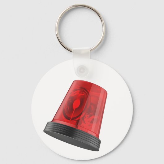 Rood roterend noodbakenlicht sleutelhanger (Voorkant)