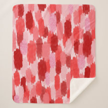 Rood Roze Abstract penseelstreken Patroon