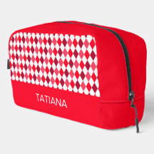 Rood & Roze Argyle Diamant Patroon