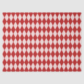 Rood & Roze Argyle Feestelijke Moderne Kerst Tissuepapier (Voorkant)