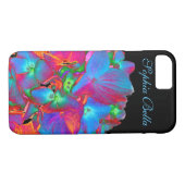 Rood roze blauw paarse bloemig kleurrijk bloemig Case-Mate iPhone case (Achterkant (Horizontaal))