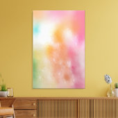 Rood Roze Blauw Paarse Groen Geel Kleurrijke Trend Canvas Afdruk (Insitu (Woonkamer))