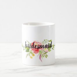Rood Roze Bloemen Koffiemok