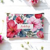 Rood Roze Bloemen Waterverf Elegant Etui