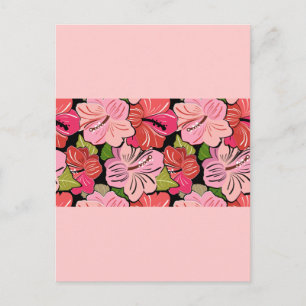 rood-roze briefkaart