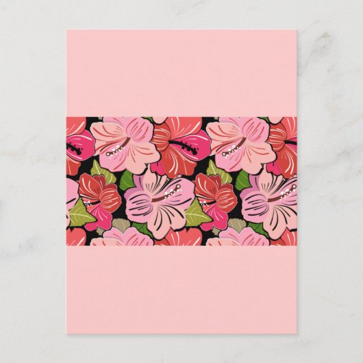 rood-roze briefkaart (Voorkant)