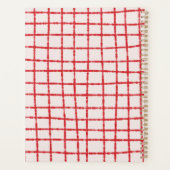 Rood Roze Check Patroon vet & georganiseerd Planner (Achterkant)