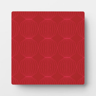 Rood, roze, cool, uniek, trendy, decoratieve kunst fotoplaat