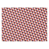 Rood roze eierplant Ivory Retro Plays Tafelkleed (Voorkant (Horizontaal))