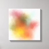 Rood Roze Geel Blauw Paars Groen Modern Abstract Canvas Afdruk (Voorkant)