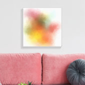 Rood Roze Geel Blauw Paars Groen Modern Abstract Canvas Afdruk (Insitu (Woonkamer))