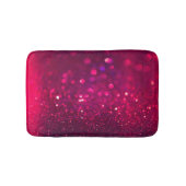 Rood Roze Glitter: Abstract Bokeh Badmat (Voorkant)