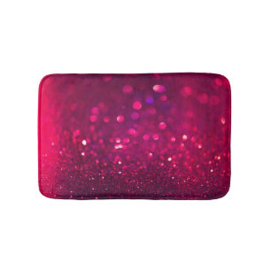 Rood Roze Glitter: Abstract Bokeh Badmat