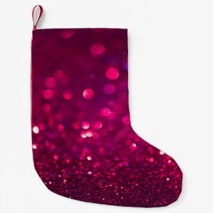 Rood Roze Glitter: Abstract Bokeh Kleine Kerstsok