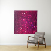 Rood Roze Glitter: Abstract Bokeh Wandkleed (In Situ (horizontaal))