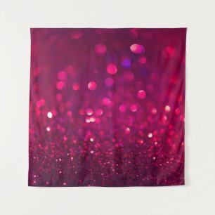 Rood Roze Glitter: Abstract Bokeh Wandkleed
