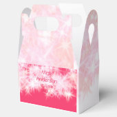 Rood roze glitter sprankeling Terug naar school le Bedankdoosjes (Geopend)