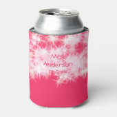 Rood roze glitter sprankeling Terug naar school le Blikjeskoeler (Blikje Voorkant)